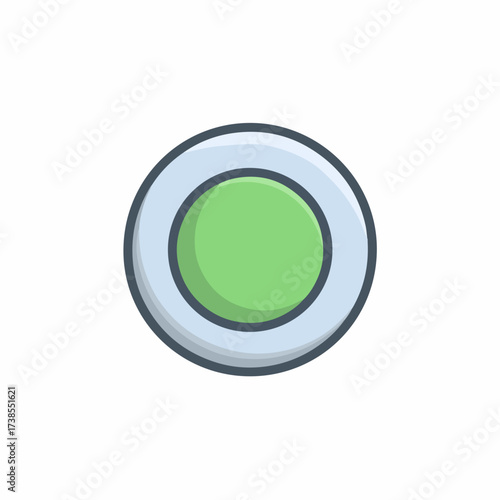 Minimalist Skip Next Icon in Flat Design
