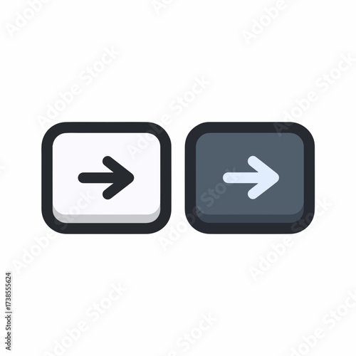 Backward Playback Minimalist Icon in Duotone