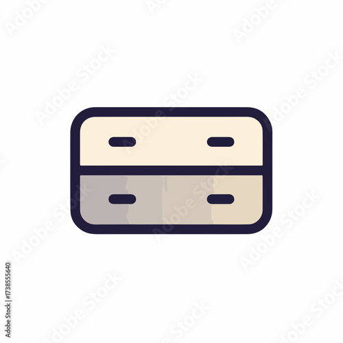 Minimal Skip Previous Flat Icon Design