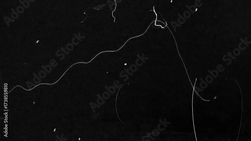 An overlay effect of old retro film with noise and scratches