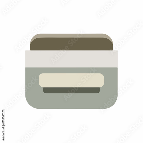 Minimal Subscription Icon with Geometric Design
