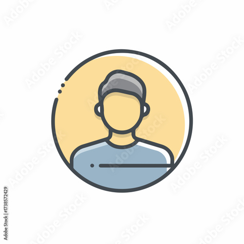 Modern User Profile Icon Design DuoTone