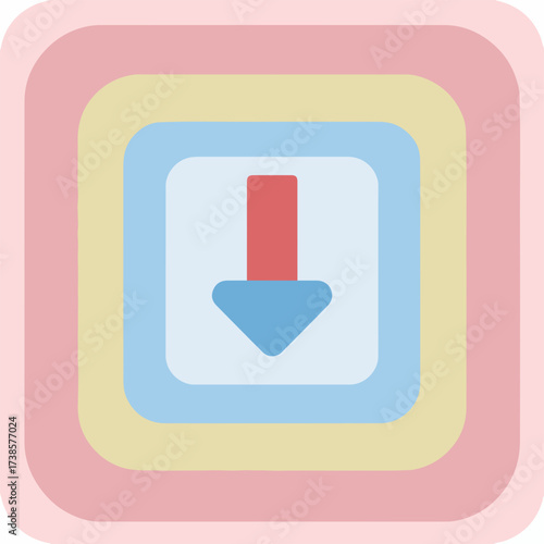 Minimalistic Volume Control Geometric Icon