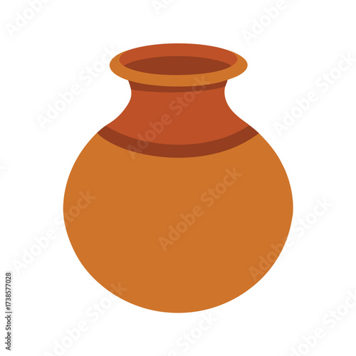 Rustic Clay Pottery For Water Storage
