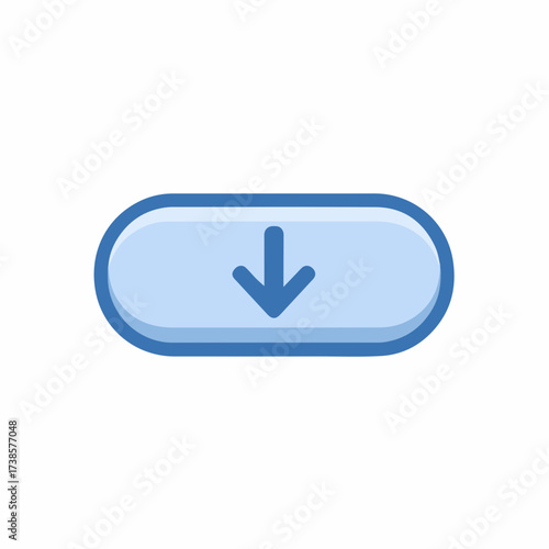 Sleek Volume Down Glyph Icon Design