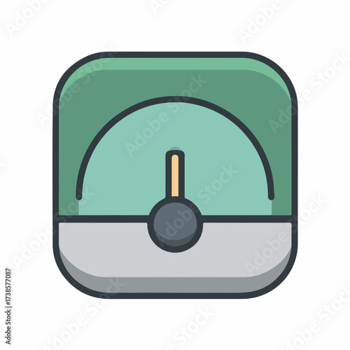 Elegant Volume Up Icon in Flat Design