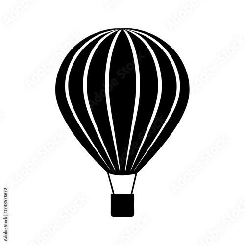 hot air balloon vector illustration