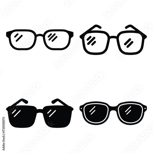 cheers glasses Icon set Vector Art, Icons and Graphics