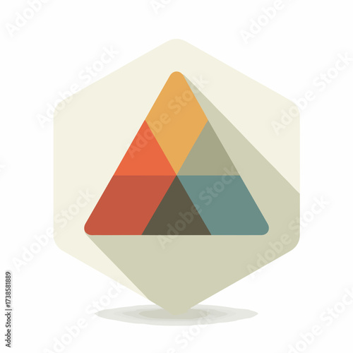 Caution Triangle Symbol Minimalistic Design