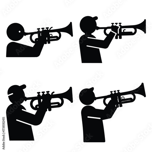 music band Icon set Vector Art, Icons and Graphics