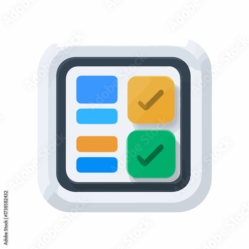 Sleek Workflow UI Icon Design