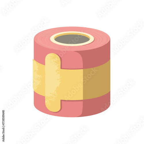 Medical Bandage Flat Vector Icon Design