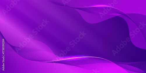 Dynamic and modern abstract background featuring a gradient of bright magenta to deep purple. Fluid shapes that flow and curve, glow and shine, with subtle neon light effects.