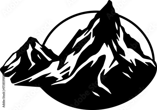 Emblem of Endurance: Mountain Logotype
