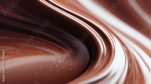 Chocolate melted swirl background