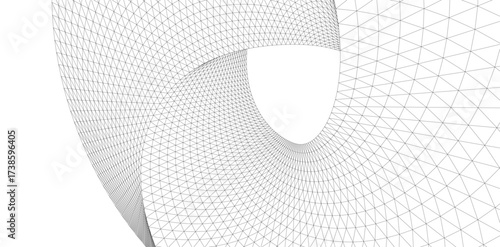 Abstract 3d geometry. Structure background