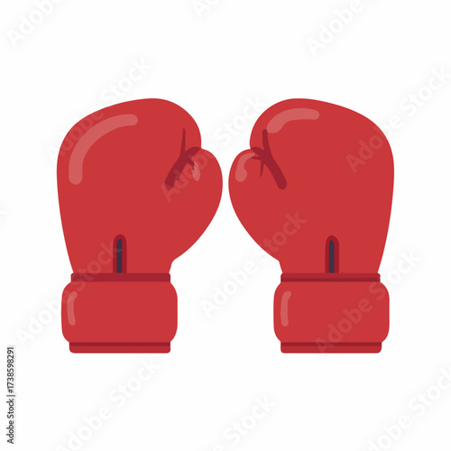Boxing Gloves Icon in Vector Style