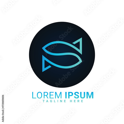 logo, vector, icon, design, symbol, illustration, business, fish, sign, bird, art, company, sea, logotype, shape, concept, element, web, water, nature, color
