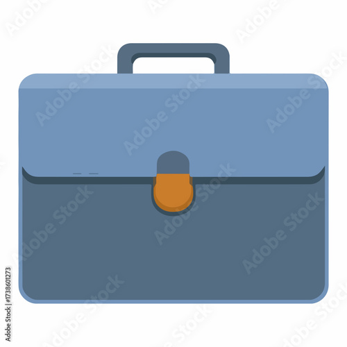 Sleek Briefcase Icon in Flat Vector Style