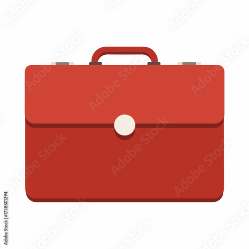 Sleek Briefcase Vector Icon Design
