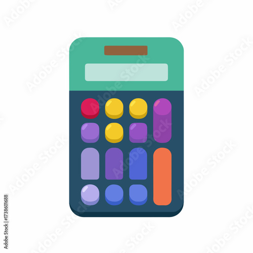 Calculator Icon in Minimalistic Style
