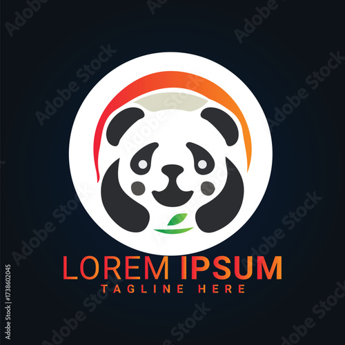 panda ,logo, icon, vector, business, sign, company, symbol, boat, illustration, water, element, concept, travel, circle, yacht, logotype, silhouette, logos, identity, sea