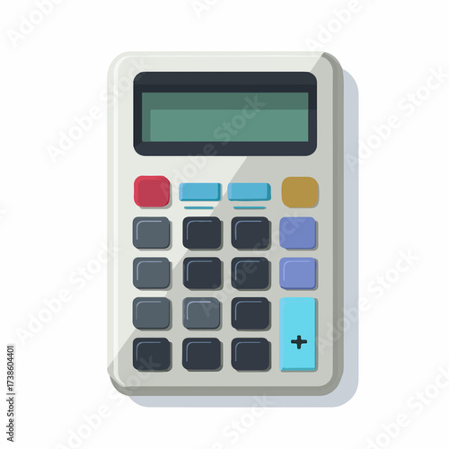 Professional calculator icon in bold style