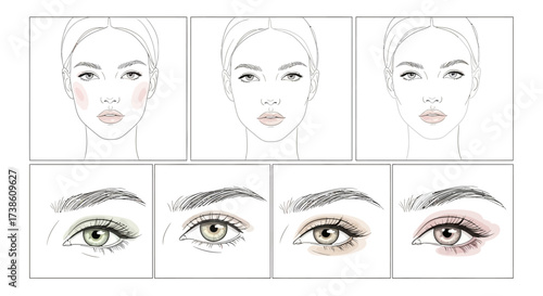 Enhancing Natural Beauty Understanding Different Makeup Application Techniques for Eyes and Cheeks
