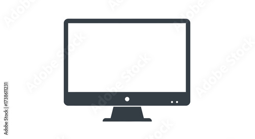 Isometric winter mitten with snowflake design on blue background