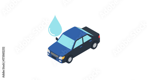 Mountain trekking adventure in scenic landscape with hiker on trail