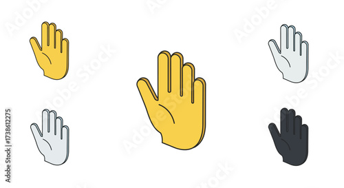 Realistic green bell pepper with glossy finish