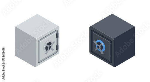 Business seminar presentation in isometric style classroom learning setting