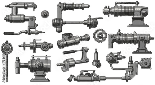 Smiling gingerbread man with classic frosting in a flat cartoon style