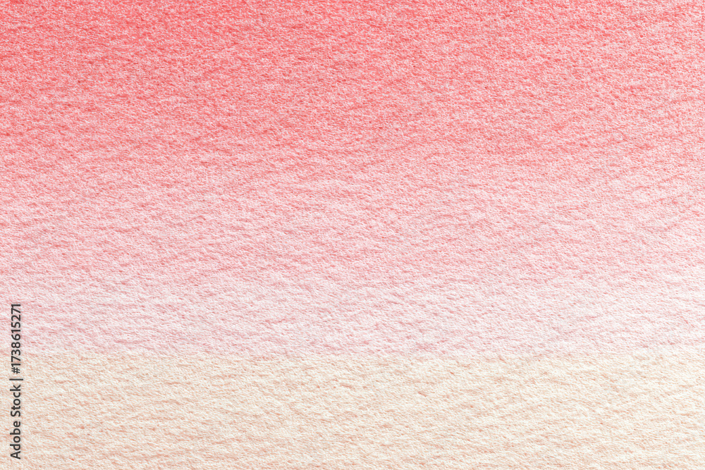 Fototapeta premium Soft watercolor gradient texture in shades of pink and cream for creative design projects