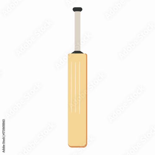 Cricket bat flat vector icon design