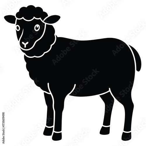 sheep vector icon