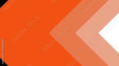 Dynamic Orange and Black Chevron Sliding Transition - Modern Geometric Arrows Wipe Animation for Video Editing Backgrounds, Intros, and Graphics

