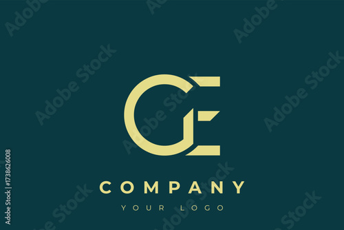 GE Modern Golden Logo