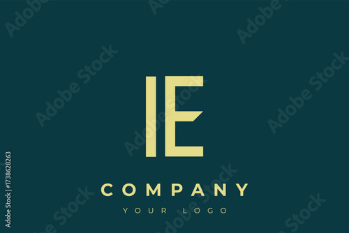IE Modern Golden Logo