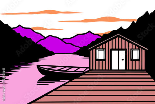 house on the lake