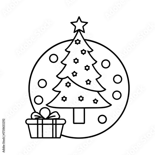 Elegant black and white line drawing illustration of jesus christ vector art