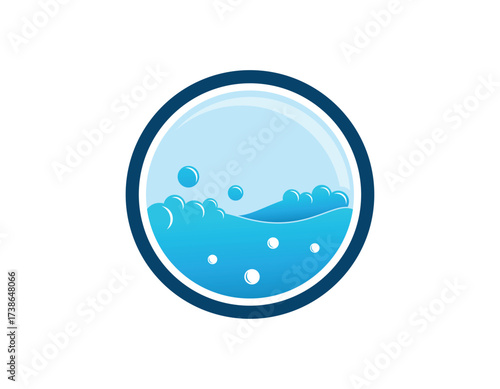Washing Laundry Logo Design