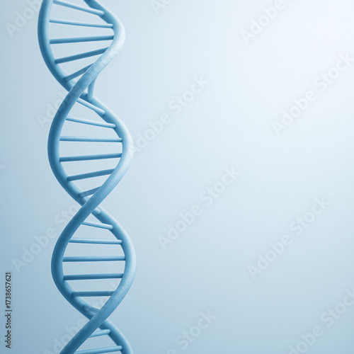 Striking DNA strand visual for innovative science, medicine, or biotechnology designs