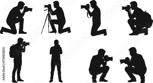 Photographer silhouette, camera pose, tripod setup, travel photography, outdoor photographer, professional job, photo shoot, creative occupation