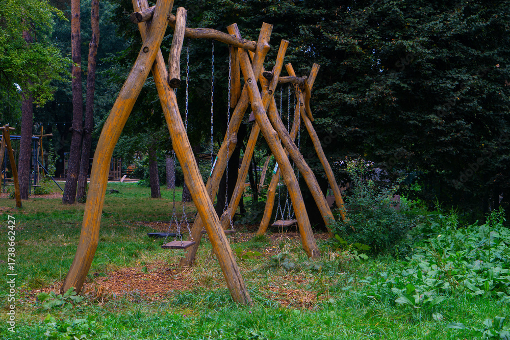 Fototapeta premium playground in the park