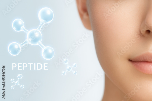 Collagen boost serum drop skincare routine glowing skin peptide face closeup smooth complexion minimal spa beauty