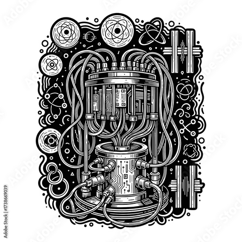 Farmer overseeing a drone spraying crops in a field, representing precision agriculture and modern farming technology