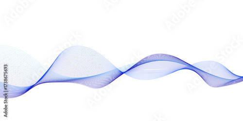 Abstract colorful wave and curve lines with technology background. Abstract frequency sound wave technology and science background. Wavy banner, template design.	
