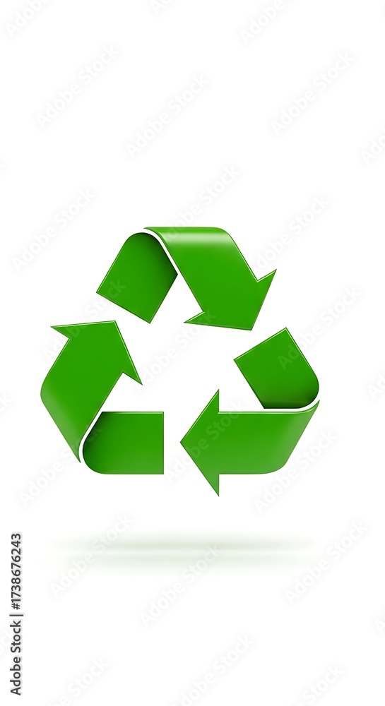 Fototapeta premium Recycling Symbol Environmental Conservation.