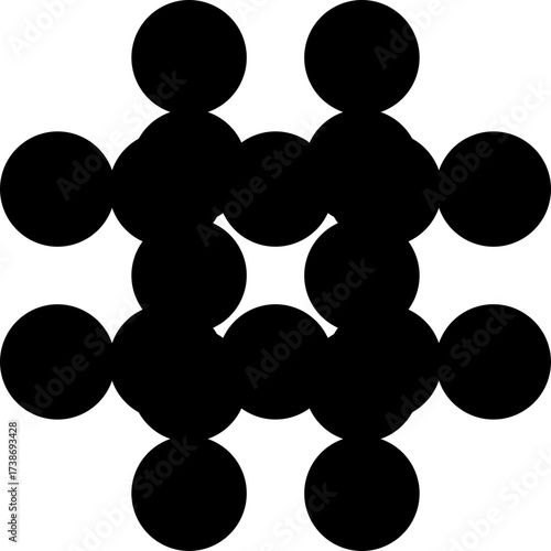 Modern geometric design with abstract shapes and vibrant colors / Diseño geométrico moderno con formas abstractas y colores vibrantes / Modernes geometrisches Design mit abstrakten Formen und lebendig